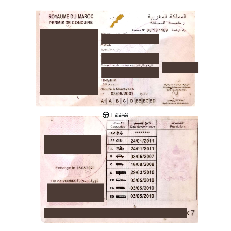 prix permis de conduire au maroc